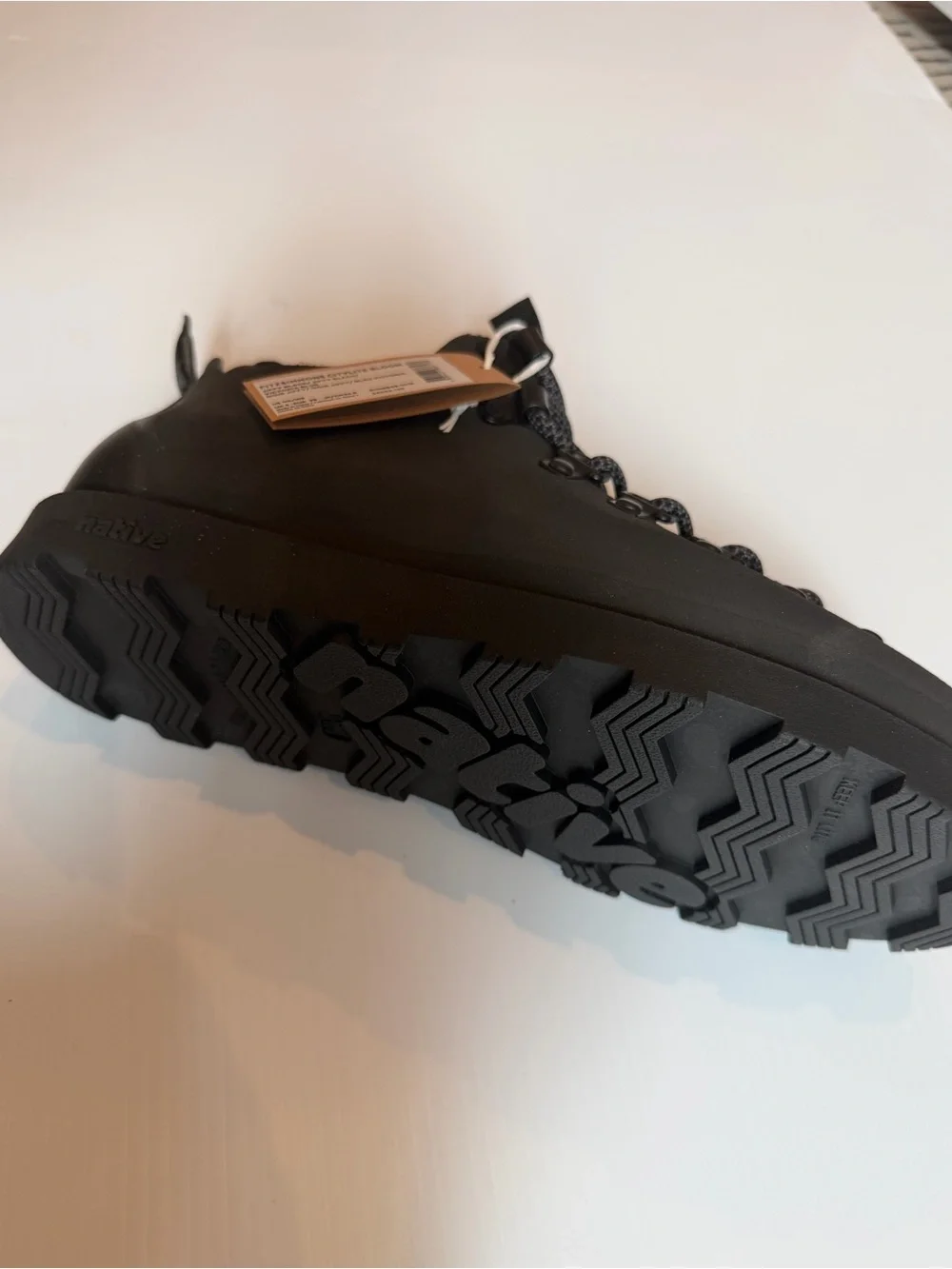 Men's or Woman's Light weight Boot in Jiffy Black